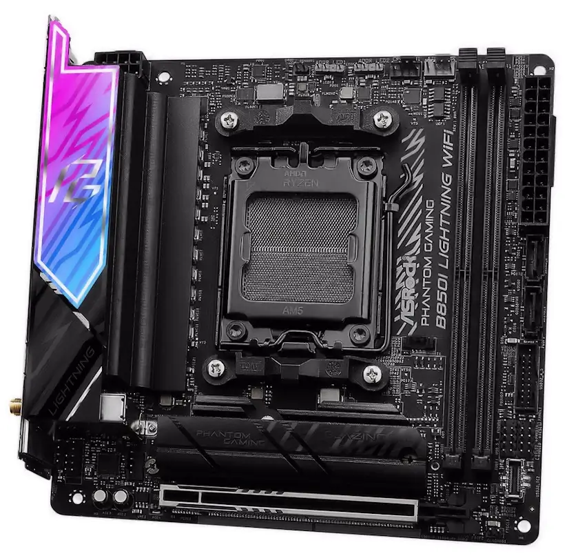 Montaje Placa Base ASRock B850I Lightning WIFI Rascafría Rascafría PC - Montaje Placa Base ASRock B850I Lightning WIFI Rascafría