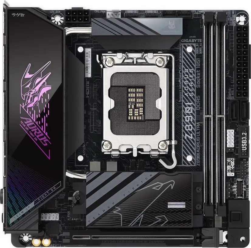 Montaje Placas Base Gigabyte Z890I AORUS ULTRA Gaming PC Rascafría Montaje Placa Base Gigabyte Z890I AORUS ULTRA Gaming PC Rascafría